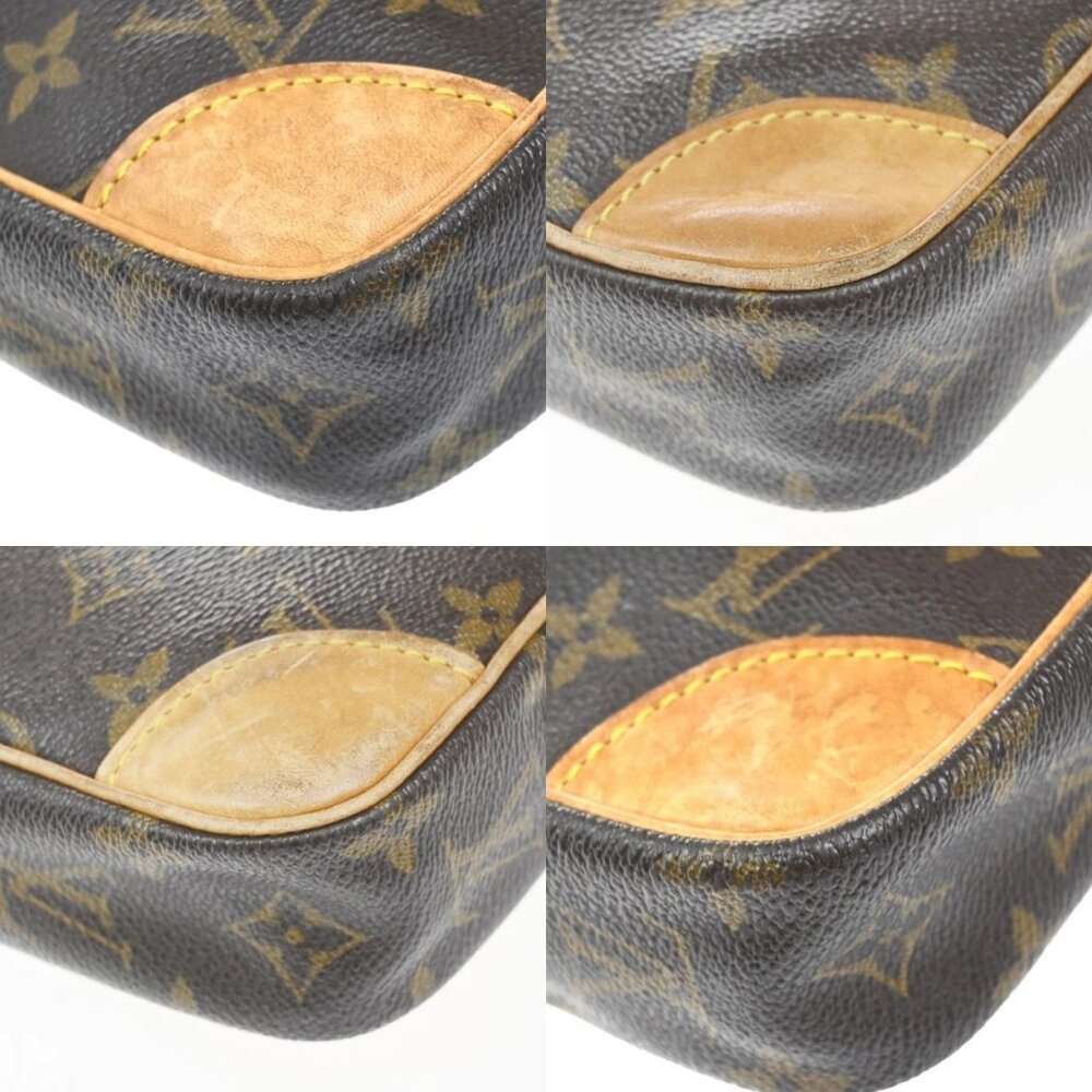 LOUIS VUITTON Danube Shoulder Bag Monogram Leather Brown France - Picture 13 of 15
